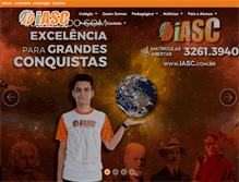 Tablet Screenshot of iasc.com.br